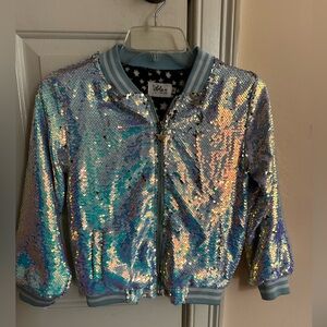 Sequins varsity jacket